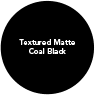 Textured Matte Coal Black